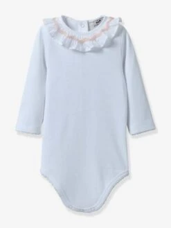 Body Bébé à Smocks - Coton Biologique CYRILLUS - Blanc