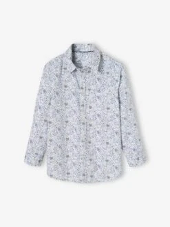 Chemise à Fleurs Et Son Noeud Papillon Garçon - Vert Imprimé -PETIT BATEAU Soldes Magasin chemise a fleurs et son noeud papillon garcon 2