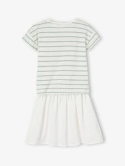 Ensemble Tee-shirt Et Jupe En Gaze De Coton Fille - Terracotta -PETIT BATEAU Soldes Magasin ensemble tee shirt et jupe en gaze de coton fille 7