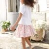 Jupe De Cérémonie à Fleurs Fille - Ivoire Imprimé -PETIT BATEAU Soldes Magasin jupe de ceremonie a fleurs fille 8