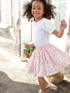 PETIT BATEAU Soldes Magasin -PETIT BATEAU Soldes Magasin jupe de ceremonie a fleurs fille 9