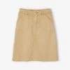 Jupe Mi-longue Fille - Cappuccino -PETIT BATEAU Soldes Magasin jupe mi longue fille