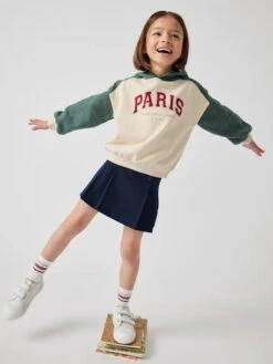 Jupe Plissée Fille - Marine