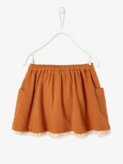 Jupe Réversible Fille En Gaze De Coton Et Imprimé Fleurs - Caramel 6 Jupe Réversible Fille En Gaze De Coton Et Imprimé Fleurs - Caramel -PETIT BATEAU Soldes Magasin jupe reversible fille en gaze de coton et imprime fleurs 10