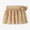 Jupe-short Imprimée Fille - Orange Imprimé -PETIT BATEAU Soldes Magasin jupe short imprimee fille 4