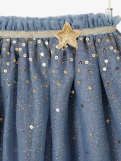 Jupon De Fête En Tulle Parsemé De Sequins Et Paillettes - Vert -PETIT BATEAU Soldes Magasin jupon de fete en tulle parseme de sequins et paillettes 2