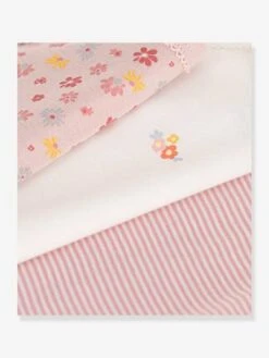 Lot 3 Bodies Bretelles PETIT BATEAU - Rose Pâle -PETIT BATEAU Soldes Magasin lot 3 bodies bretelles petit bateau 2