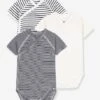 Lot 3 Bodies PETIT BATEAU - Marine 4 Lot 3 Bodies PETIT BATEAU - Marine -PETIT BATEAU Soldes Magasin lot 3 bodies petit bateau