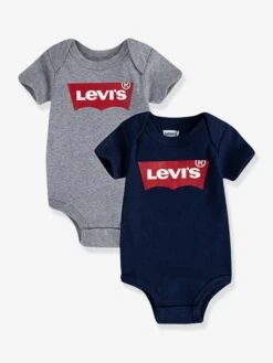 Levis Lot De 2 Bodies Bébé Batwin De Levi's® - Gris