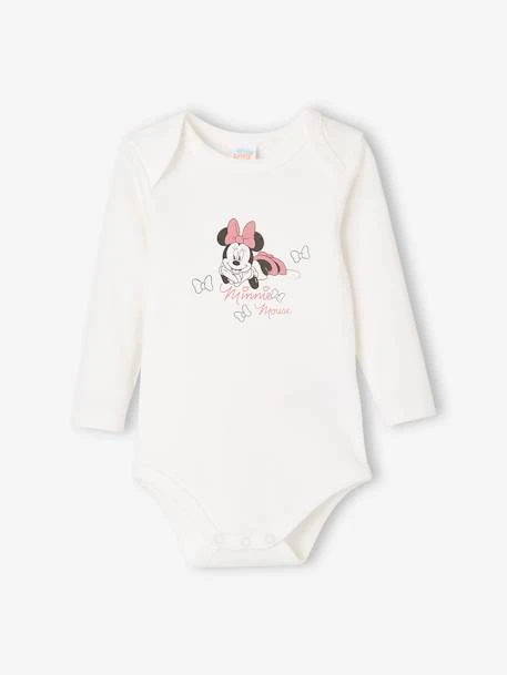 Lot De 2 Bodies Bébé Fille Disney® Minnie - Violet Moyen Uni Avec Decor 2 Lot De 2 Bodies Bébé Fille Disney® Minnie - Violet Moyen Uni Avec Decor – Image 2