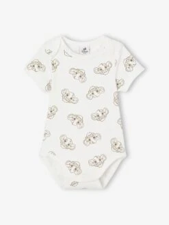 Lot De 2 Bodies Bébé Manches Courtes Disney® Le Roi Lion - Kaki -PETIT BATEAU Soldes Magasin lot de 2 bodies bebe manches courtes disney le roi lion 2