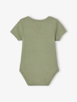 Lot De 2 Bodies Bébé Manches Courtes Disney® Le Roi Lion - Kaki -PETIT BATEAU Soldes Magasin lot de 2 bodies bebe manches courtes disney le roi lion 3