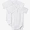 Lot De 2 Bodies Naissance Manches Courtes PETIT BATEAU - Blanc 8 Lot De 2 Bodies Naissance Manches Courtes PETIT BATEAU - Blanc -PETIT BATEAU Soldes Magasin lot de 2 bodies naissance manches courtes petit bateau