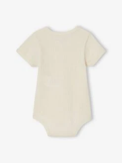 Lot De 2 Bodies Ouverture Devant Bébé En Maille Nid D'abeille Coton Biologique - Olive -PETIT BATEAU Soldes Magasin lot de 2 bodies ouverture devant bebe en maille nid dabeille coton biologique 3