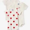 Lot De 3 Bodies Manches Courtes En Coton Bio PETIT BATEAU - Blanc -PETIT BATEAU Soldes Magasin lot de 3 bodies manches courtes en coton bio petit bateau