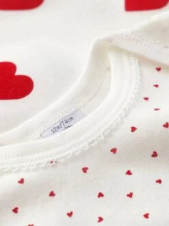 Lot De 3 Bodies Manches Courtes En Coton Bio PETIT BATEAU - Blanc -PETIT BATEAU Soldes Magasin lot de 3 bodies manches courtes en coton bio petit bateau 2