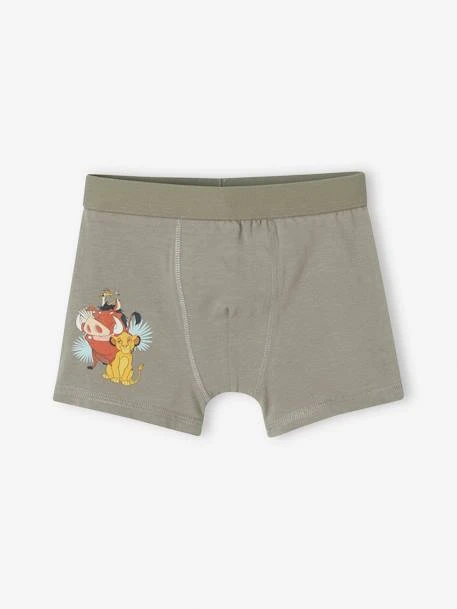 Lot De 3 Boxers Disney® Le Roi Lion - Kaki 2 Lot De 3 Boxers Disney® Le Roi Lion - Kaki – Image 2