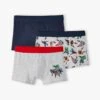 Lot De 3 Boxers Garçon Marvel® Avengers - Marine -PETIT BATEAU Soldes Magasin lot de 3 boxers garcon marvel avengers