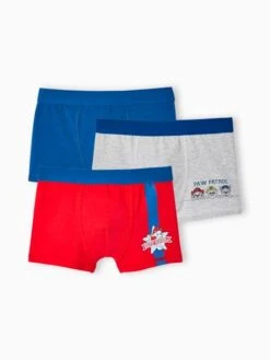 Lot De 3 Boxers Garçon Pat'Patrouille® - Bleu électrique