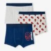 Lot De 3 Boxers Marvel® Spiderman - Bleu Marine, Gris Chiné