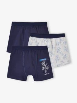 Lot De 3 Boxers Sonic® - Marine