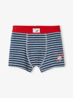 Lot De 3 Boxers Stretch "espace" Garçon - Marine -PETIT BATEAU Soldes Magasin lot de 3 boxers stretch espace garcon 3