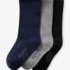 Lot De 3 Paires De Chaussettes Garçon - Marine -PETIT BATEAU Soldes Magasin lot de 3 paires de chaussettes garcon