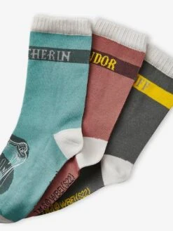 Lot De 3 Paires De Chaussettes Harry Potter® - Rouge Fonce Uni -PETIT BATEAU Soldes Magasin lot de 3 paires de chaussettes harry potter 2