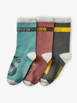 Lot De 3 Paires De Chaussettes Harry Potter® - Rouge Fonce Uni