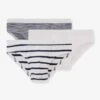 Lot De 3 Slips PETIT BATEAU - Blanc -PETIT BATEAU Soldes Magasin lot de 3 slips petit bateau