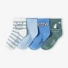 Lot De 4 Paires De Chaussettes Garçon - Bleu Ciel -PETIT BATEAU Soldes Magasin lot de 4 paires de chaussettes garcon