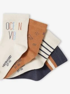 PETIT BATEAU Soldes Magasin -PETIT BATEAU Soldes Magasin lot de 4 paires de mi chaussettes dune garcon 1