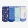 Lot De 4 Paires De Soquettes "holidays" Garçon - Bleu Azur -PETIT BATEAU Soldes Magasin lot de 4 paires de soquettes holidays garcon