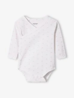 Lot De 5 Bodies Bébé Manches Longues Ouverture Naissance - écru -PETIT BATEAU Soldes Magasin lot de 5 bodies bebe manches longues ouverture naissance 2