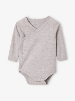 Lot De 5 Bodies Bébé Manches Longues Ouverture Naissance - écru -PETIT BATEAU Soldes Magasin lot de 5 bodies bebe manches longues ouverture naissance 3