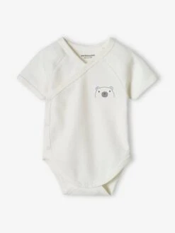Lot De 5 Bodies Naissance Bébé Ouverture Devant - Bleu Ciel -PETIT BATEAU Soldes Magasin lot de 5 bodies naissance bebe ouverture devant 2