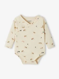 Lot De 5 Bodies Ouverture Naissance Bébé En Coton Biologique - Taupe -PETIT BATEAU Soldes Magasin lot de 5 bodies ouverture naissance bebe en coton biologique 3