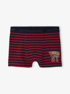Lot De 5 Boxers Stretch Basket Garçon En Coton Bio - Gris Chiné -PETIT BATEAU Soldes Magasin lot de 5 boxers stretch basket garcon en coton bio 3