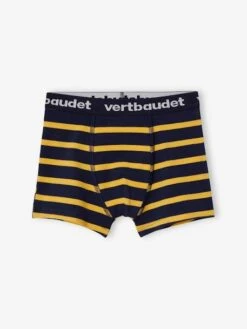Lot De 5 Boxers Stretch Garçon Monstres - Lot Marine -PETIT BATEAU Soldes Magasin lot de 5 boxers stretch garcon monstres 3