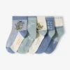 Lot De 5 Paires De Chaussettes "tyrannoskate" Garçon - Vert D'eau -PETIT BATEAU Soldes Magasin lot de 5 paires de chaussettes tyrannoskate garcon