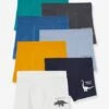Lot De 7 Boxers Stretch Garçon Dinosaures - Lot Ivoire -PETIT BATEAU Soldes Magasin lot de 7 boxers stretch garcon dinosaures