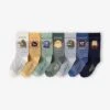 Lot De 7 Paires De Chaussettes Semainier Garçon Monstres - Vert -PETIT BATEAU Soldes Magasin lot de 7 paires de chaussettes semainier garcon monstres