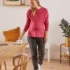 Pull Col Tunisien Grossesse Et Allaitement - Fuschia 9 Pull Col Tunisien Grossesse Et Allaitement - Fuschia -PETIT BATEAU Soldes Magasin pull col tunisien grossesse et allaitement