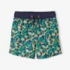 Short De Bain Imprimé Garçon - Bleu Imprimé -PETIT BATEAU Soldes Magasin short de bain imprime garcon