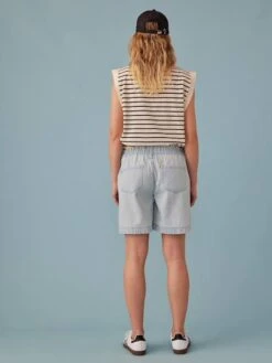 Short Grossesse En Jean Effet Paperbag ENVIE DE FRAISE - Denim Bleached -PETIT BATEAU Soldes Magasin short grossesse en jean effet paperbag envie de fraise 2