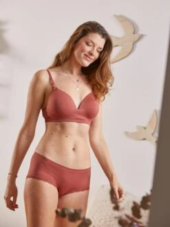 Soutien-gorge D'allaitement Rembourré Sans Coutures - Terraccota